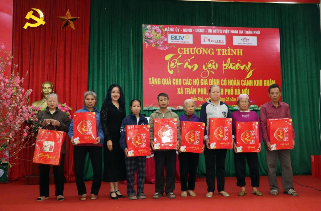 “Tết ấm yêu thương” về với xã Trần Phú trong những ngày giáp Tết