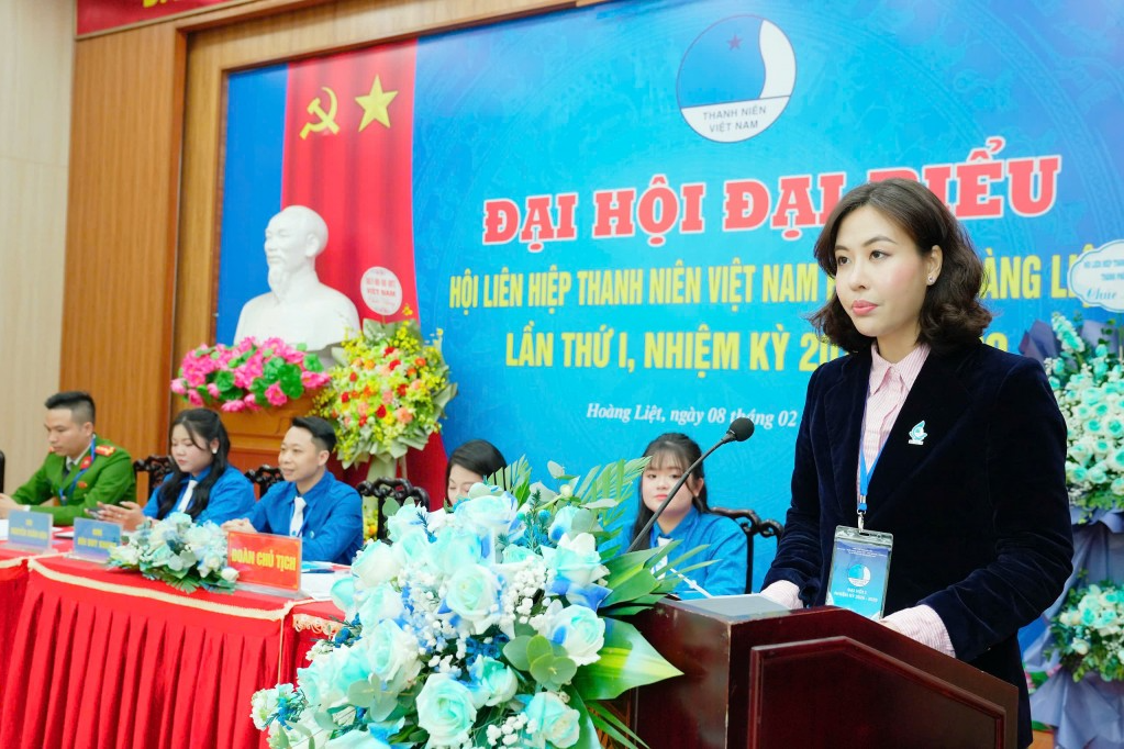 Chị Phạm Thị Thanh An làm Chủ tịch Hội LHTN phường Hoàng Liệt