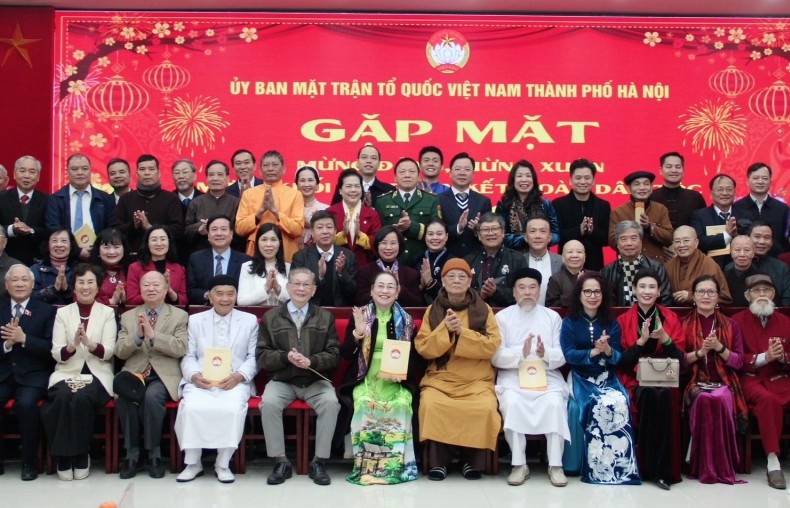 Mặt trận TP Hà Nội gặp mặt khối đại đoàn kết dân tộc Xuân Bính Ngọ
