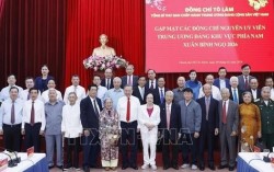 Tổng Bí thư Tô Lâm gặp mặt các đồng chí nguyên Ủy viên Trung ương Đảng khu vực phía Nam