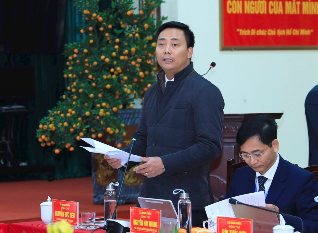 Phát triển xã Minh Châu ngày càng giàu đẹp, Nhân dân ấm no, hạnh phúc