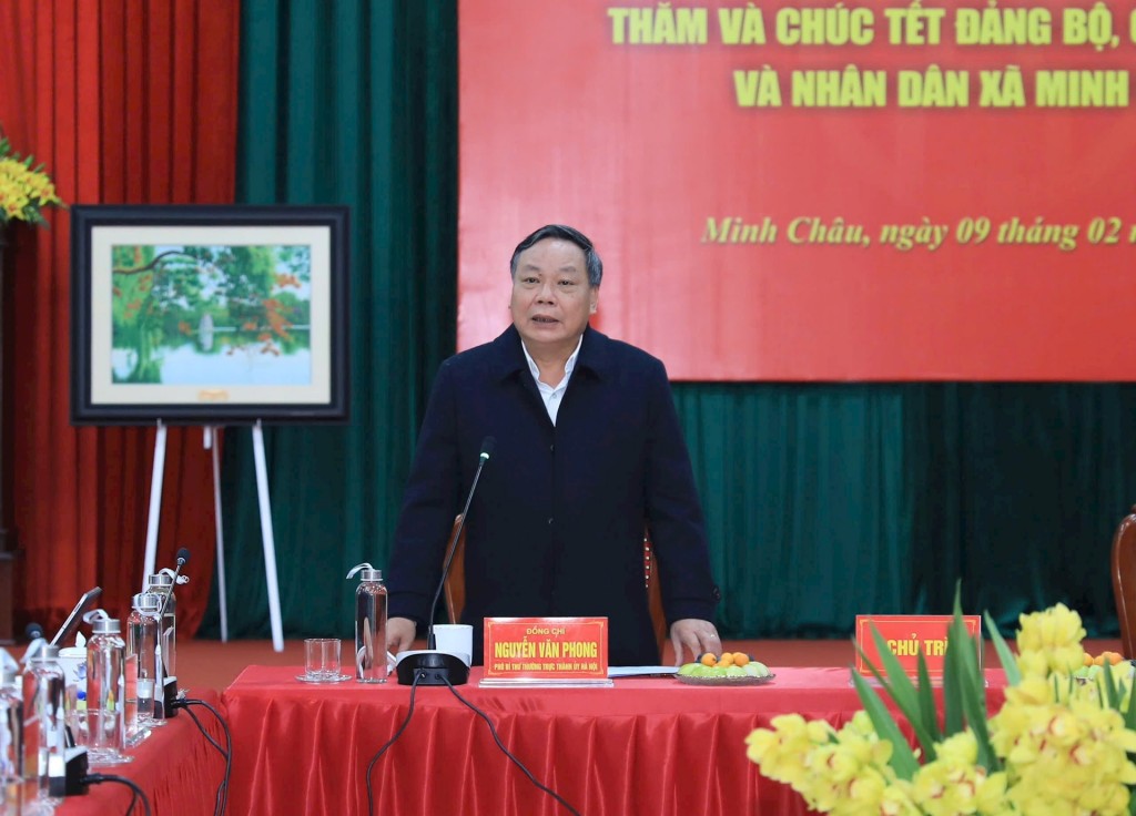 Phát triển xã Minh Châu ngày càng giàu đẹp, Nhân dân ấm no, hạnh phúc