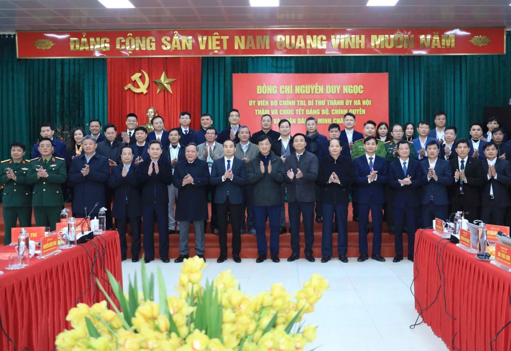 Phát triển xã Minh Châu ngày càng giàu đẹp, Nhân dân ấm no, hạnh phúc