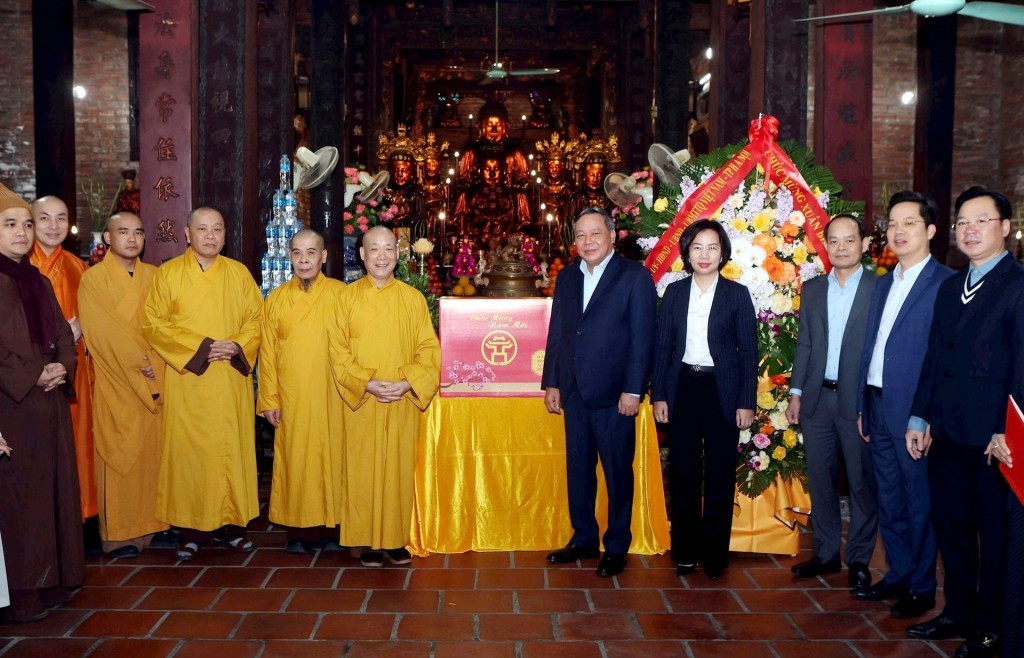 TP Hà Nội luôn trân trọng những đóng góp của các Phật tử, nhà tu hành