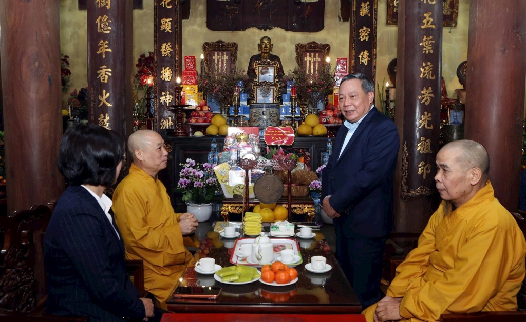 TP Hà Nội luôn trân trọng những đóng góp của các Phật tử, nhà tu hành