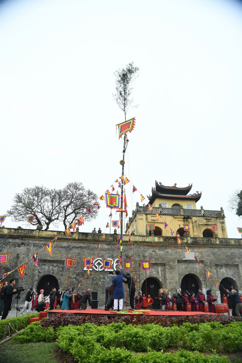 “Tống cựu nghinh tân” tái hiện tinh hoa Tết cung đình Thăng Long