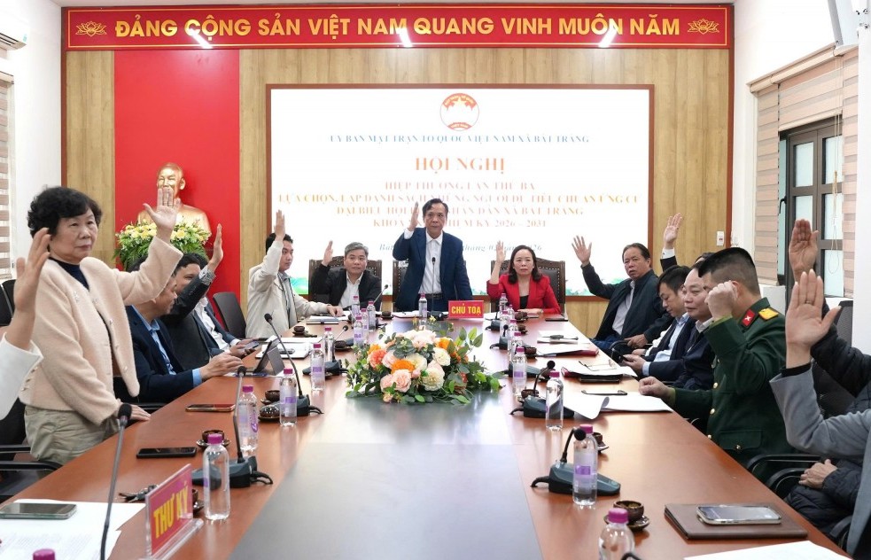 Xã Bát Tràng hiệp thương lần thứ ba chọn 39 người đủ tiêu chuẩn ứng cử đại biểu HĐND xã khoá XXII