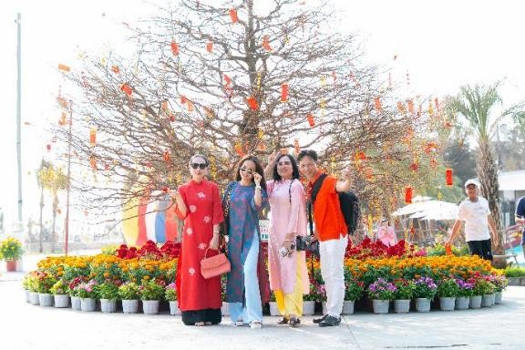 Cây mai Phú Quý cổ thụ 150 tuổi đang bước vào giai đoạn bung nở, trở thành điểm check-in và cầu may thu hút hàng nghìn du khách mỗi ngày