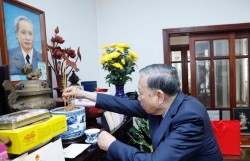 Tổng Bí thư Tô Lâm dâng hương tưởng niệm nhân 120 năm Ngày sinh Thủ tướng Chính phủ Phạm Văn Đồng