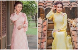 Diễn viên Hà Minh Ngọc nổi bật với áo dài du xuân Bính Ngọ 2026