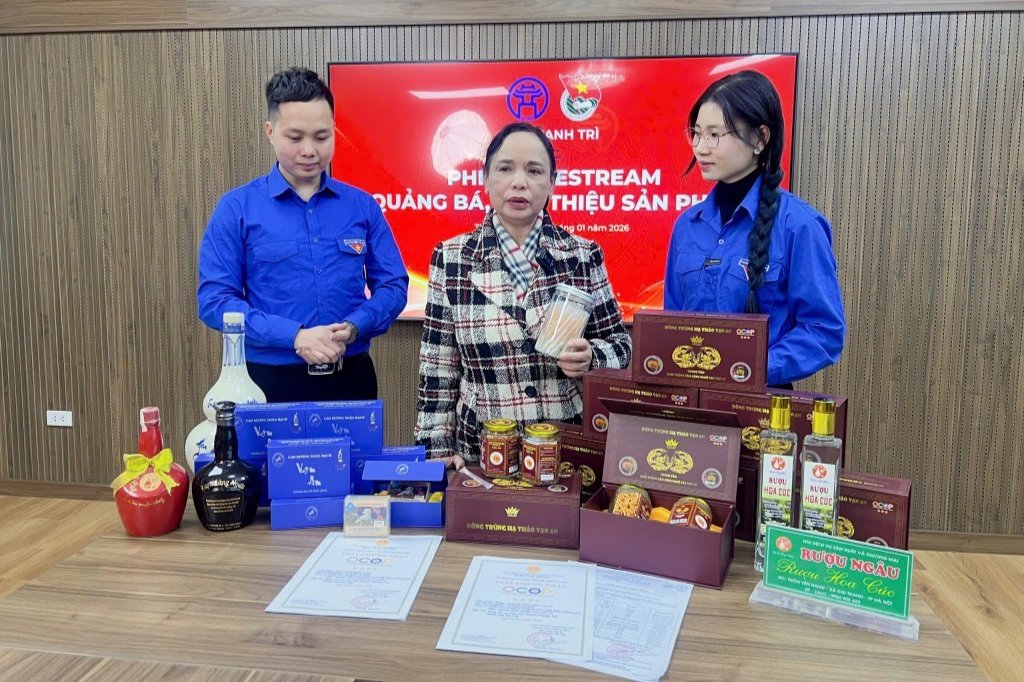 Mỗi phiên livestream đều được thanh niên các xã chuẩn bị kỹ càng 