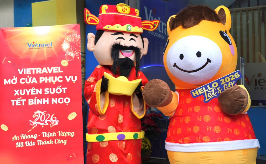 Vietravel phục vụ hơn 200.000 lượt khách du xuân Bính Ngọ 2026, xu hướng du lịch gia đình tặng mạnh nhờ kỳ nghỉ Tết 9 ngày