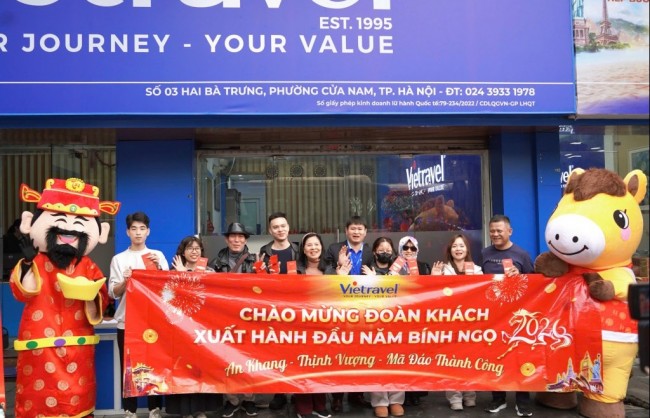 Vietravel phục vụ hơn 200.000 lượt khách du xuân Bính Ngọ 2026, xu hướng du lịch gia đình tặng mạnh nhờ kỳ nghỉ Tết 9 ngày