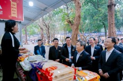 Chủ tịch UBND TP Hà Nội Vũ Đại Thắng kiểm tra công tác tổ chức lễ hội chùa Hương