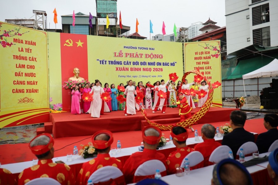 Khí thế rực rỡ trong Lễ phát động Tết Trồng cây 2026