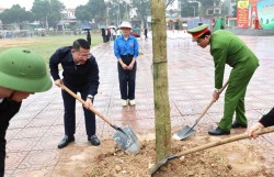 Xã Tiến Thắng: Gieo hơn 2.000 mầm xanh trong lễ phát động Tết trồng cây