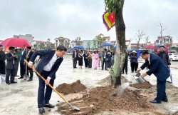 Xã Bát Tràng phát động trồng mới 3.200 cây xanh trong năm 2026
