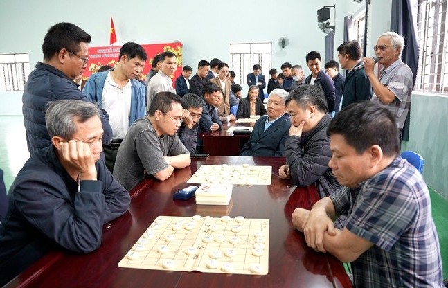 Khởi tranh Giải cờ tướng xã Dương Hòa mừng Xuân Bính Ngọ 2026