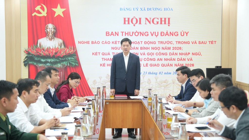 Hệ thống chính trị xã Dương Hòa hướng tới một năm mới bứt phá Hệ thống chính trị xã Dương Hòa hướng tới một năm mới bứt phá