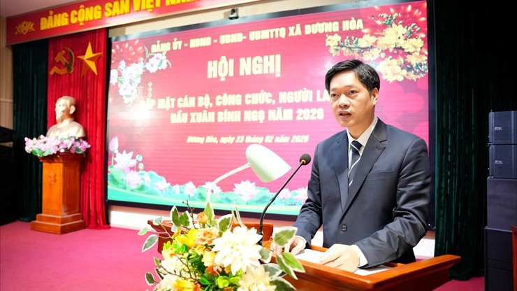 Hệ thống chính trị xã Dương Hòa hướng tới một năm mới bứt phá Hệ thống chính trị xã Dương Hòa hướng tới một năm mới bứt phá