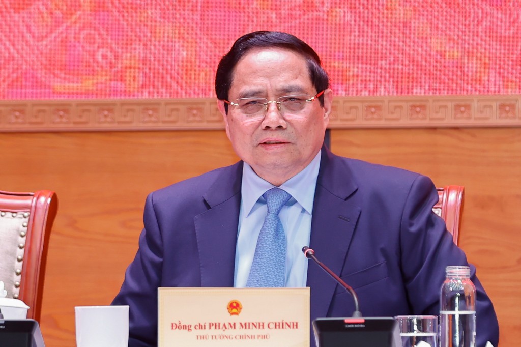 Thủ tướng Phạm Minh Chính nhấn mạnh, với yêu cầu phát triển rất cao trong kỷ nguyên mới, ngành phải tập trung cụ thể hóa, triển khai Nghị quyết Đại hội XIV và Nghị quyết 80, chương trình mục tiêu quốc gia về văn hóa, phát triển ngành công nghiệp văn hóa, công nghiệp giải trí - Ảnh: VGP/Nhật Bắc Thủ tướng Phạm Minh Chính nhấn mạnh, với yêu cầu phát triển rất cao trong kỷ nguyên mới, ngành phải tập trung cụ thể hóa, triển khai Nghị quyết Đại hội XIV và Nghị quyết 80, chương trình mục tiêu quốc gia về văn hóa, phát triển ngành công nghiệp văn hóa, công nghiệp giải trí - Ảnh: VGP/Nhật Bắc