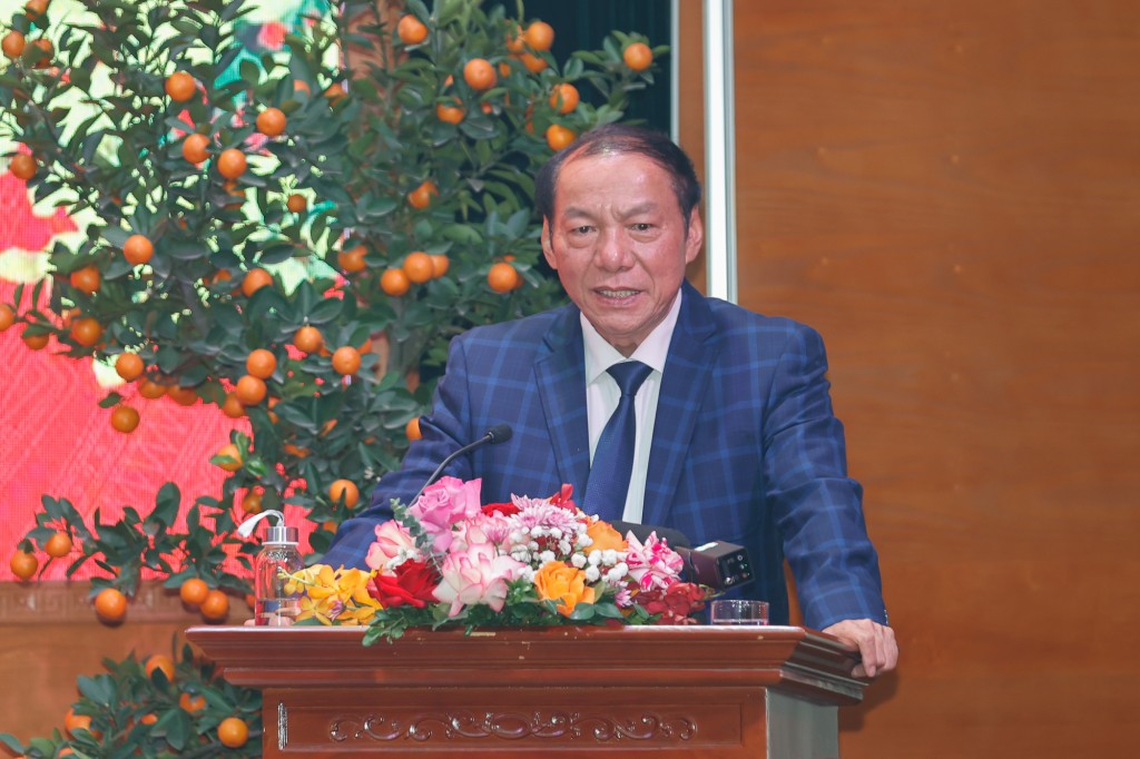 Bộ trưởng Bộ Văn hóa, Thể thao và Du lịch Nguyễn Văn Hùng phát biểu - Ảnh: VGP/Nhật Bắc Bộ trưởng Bộ Văn hóa, Thể thao và Du lịch Nguyễn Văn Hùng phát biểu - Ảnh: VGP/Nhật Bắc