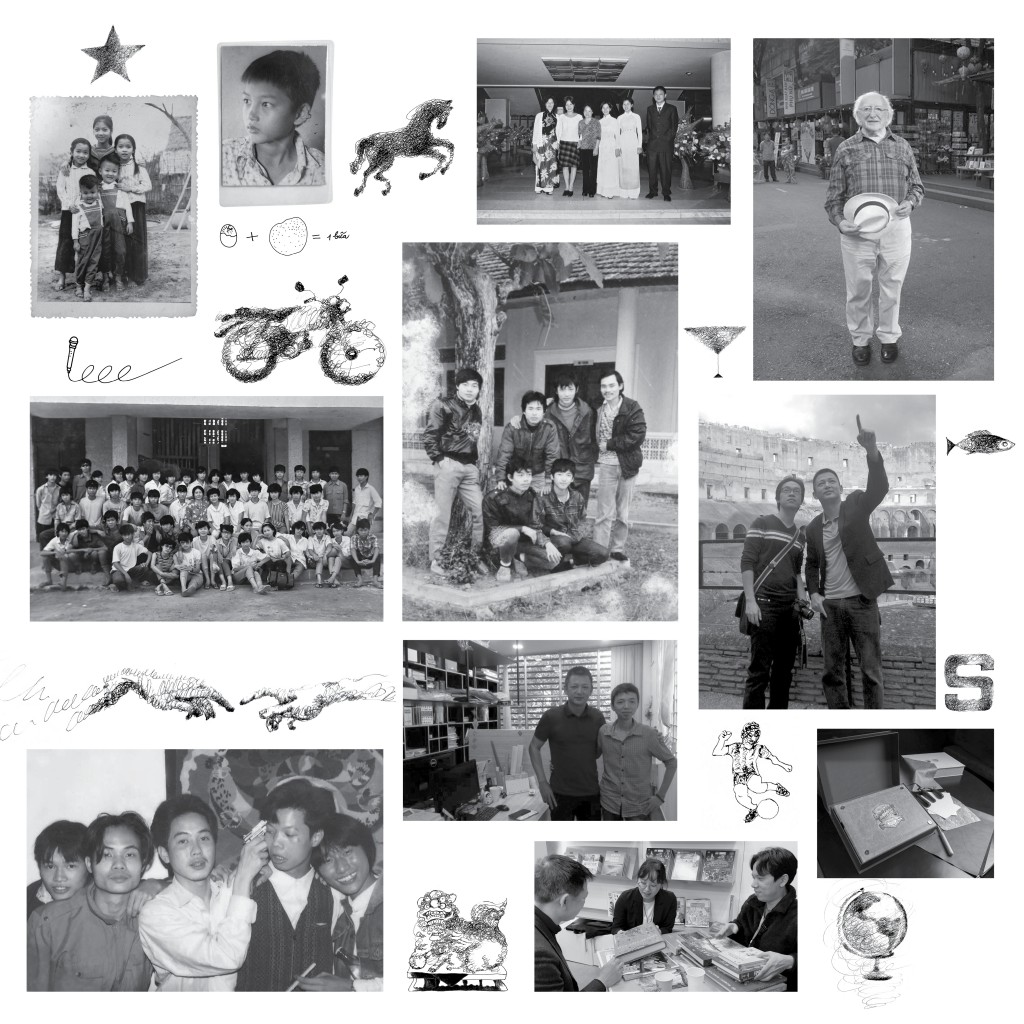 Hình ảnh trong cuốn sách của họa sĩ Trần Đại Thắng