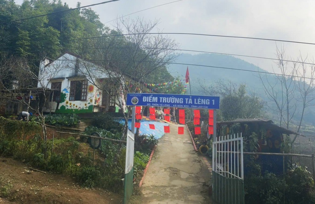 Điểm trường Tả Lèng 1 - Trường Mầm non Pa Cheo hiện có hơn 80 học sinh và giáo viên (2)