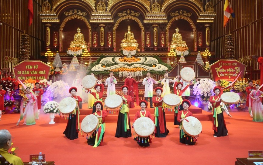 Chương trình văn nghệ chào mừng lễ Khai hội Xuân Yên Tử 2026.