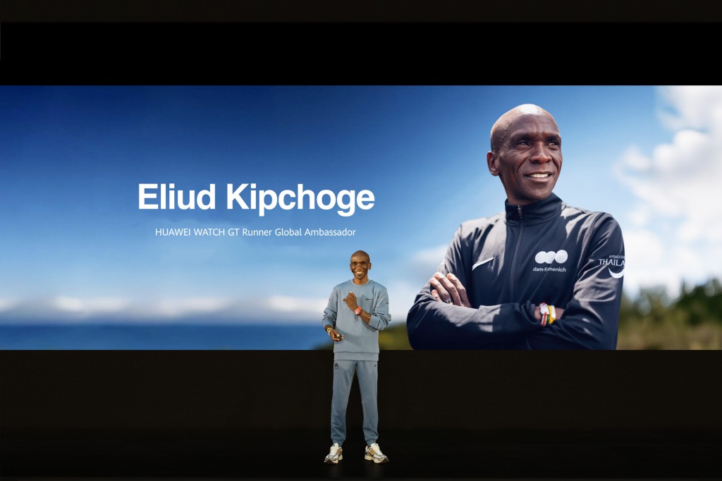 3. Eliud Kipchoge, huyền thoại từng hai lần vô địch marathon Olympic, đã được công bố là đại sứ toàn cầu của dòng HUAWEI WATCH GT Runner