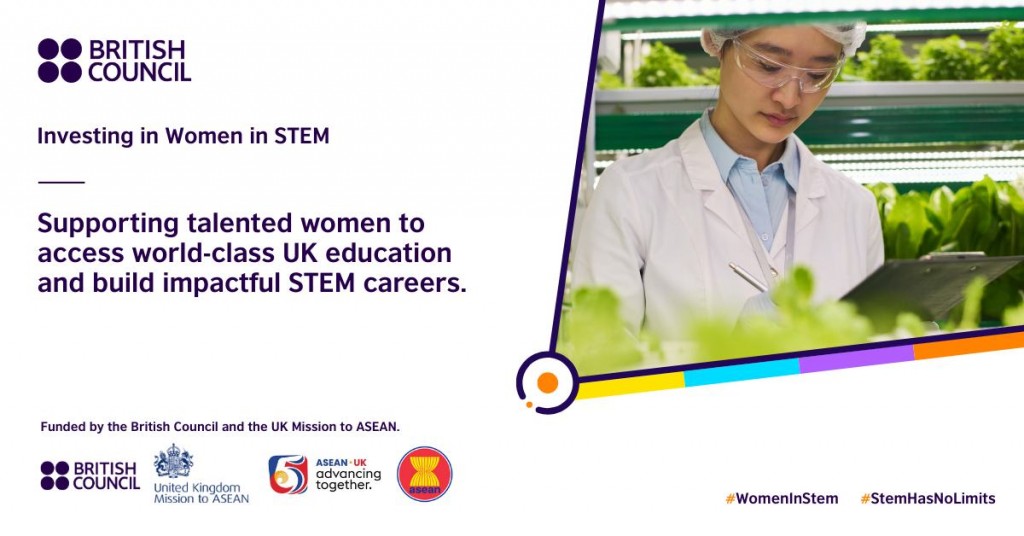 Chương trình Học bổng ASEAN – Vương quốc Anh khối ngành STEM dành cho nữ giới đã chính thức nhận đơn đăng ký
