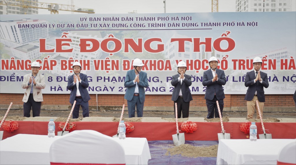 Động thổ nâng cấp Bệnh viện đa khoa Y học cổ truyền Hà Nội