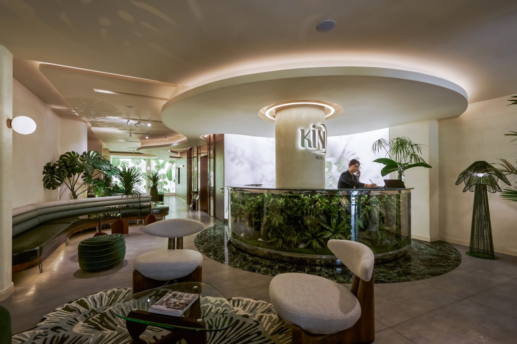  Khu vực sảnh của KiN Hotel Central Park
