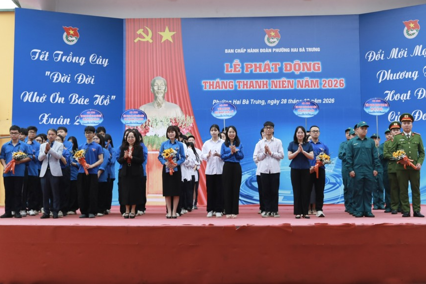 Tháng Thanh niên 2026 ở Hai Bà Trưng: Số hóa gắn với sống xanh