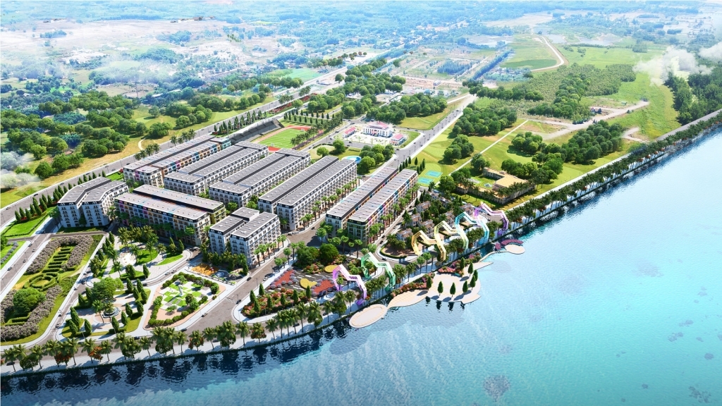 Phối cảnh tổng quan dự án Chu Lai Riverside tại Quảng Nam