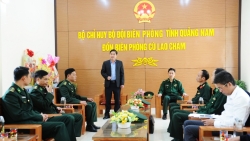 Lãnh đạo tỉnh Quảng Nam chúc Tết lực lượng vũ trang tuyến biên giới, hải đảo