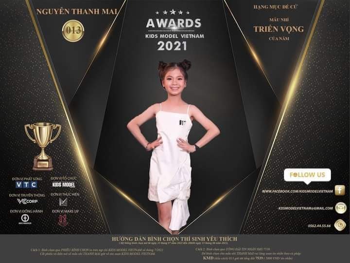 Việt Nam – Kids Model Vietnam Awards mùa 3 năm 2021 