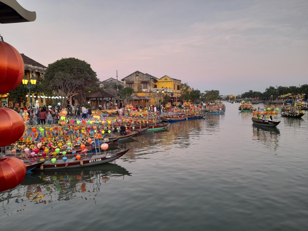 Sông Hoài tại phố cổ Hội An