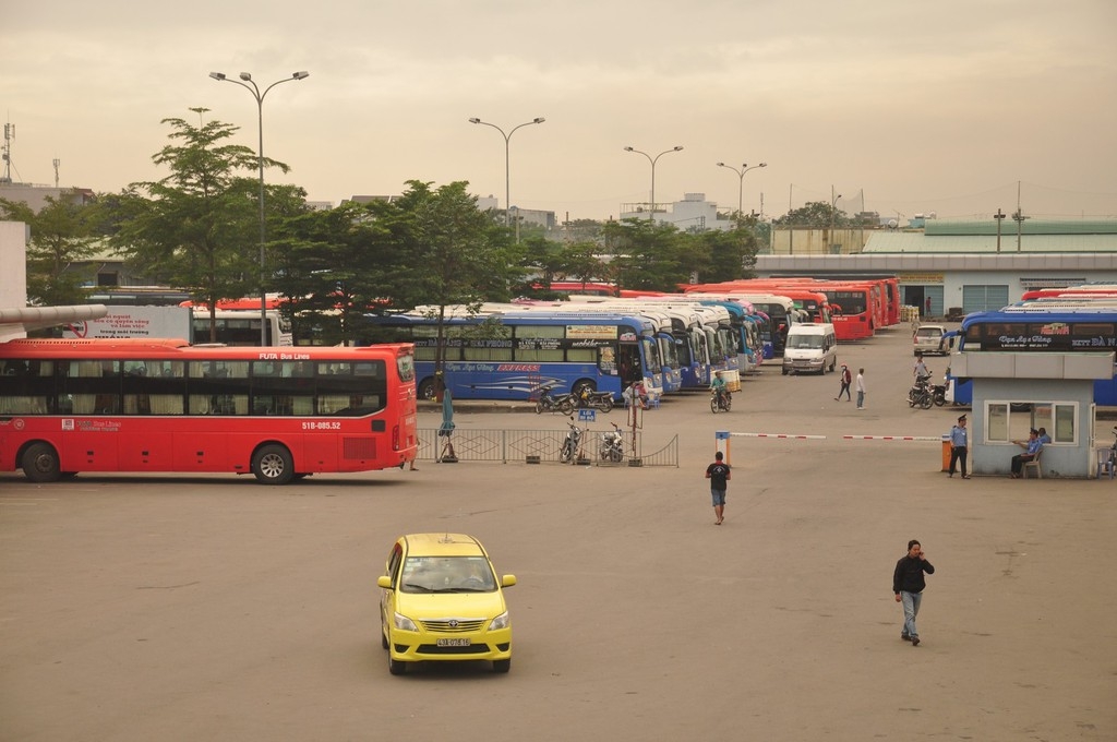 Bến xe Đà Nẵng (Ảnh: quynh nhi)