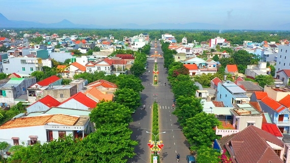 Một góc thị xã Điện Bàn. (dienban.quangnam.gov.vn)