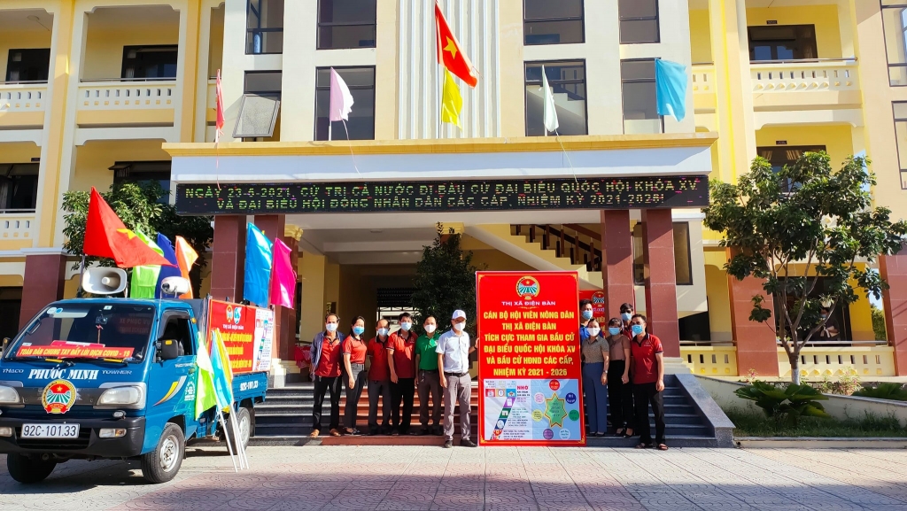 Hội Nông dân TX Điện Bàn tuyên truyền bầu cử