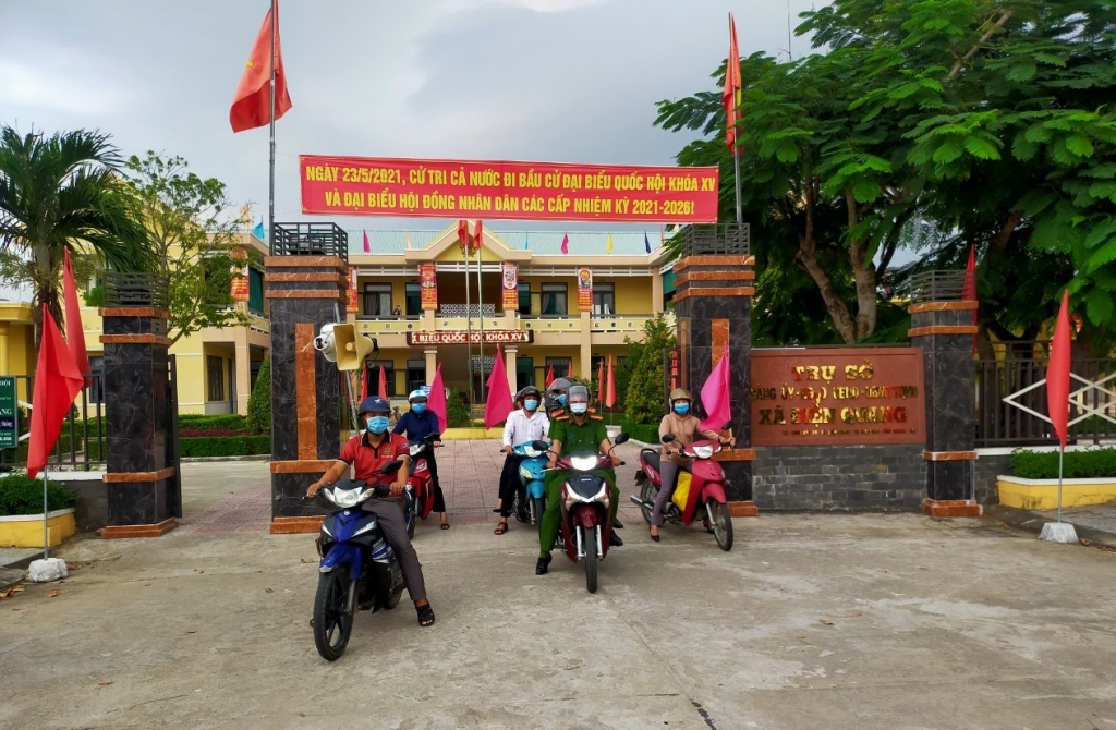 Quảng Nam: Đảm bảo giãn cách và tuân thủ 5K tại khu vực bầu cử