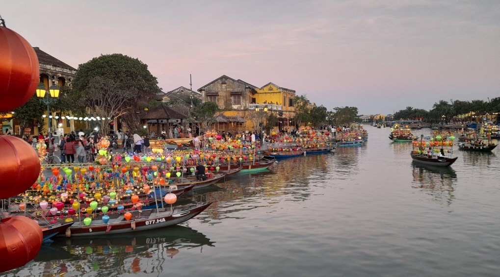 Sông Hoài tại phố cổ Hội An, Quảng Nam