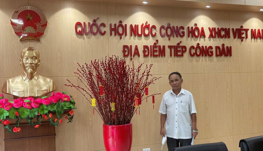 Ông Luyện đã niipj đơn kiến nghị tới Quốc hội