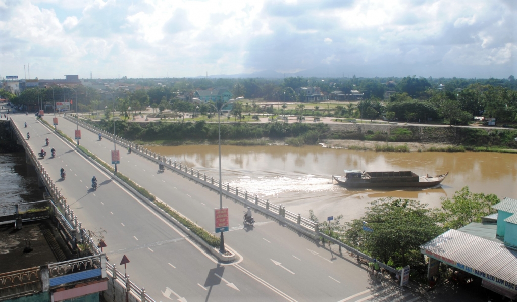 mở rộng không gian đô thị trung tâm Đại Lộc. (Ảnh: ĐL)