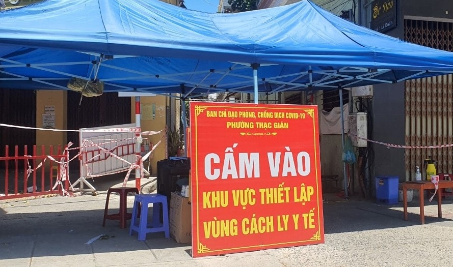 Khu vực thiết lập cách ly