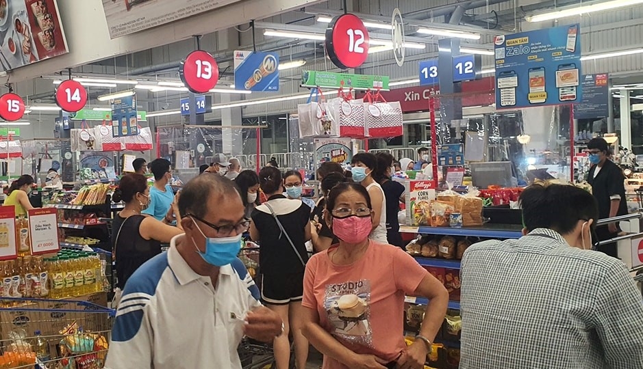 hệ thống chợ, siêu thị trên địa bàn vẫn hoạt động bình thường
