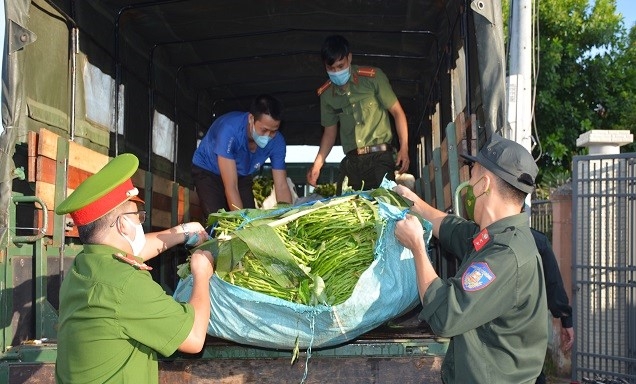 ĐVTN, Hội viên Hội Phụ nữ thu mua nông sản, giúp bà con tiêu thụ số lượng lớn rau, củ, quả, … bị tồn đọng do dịch bệnh COVID-19