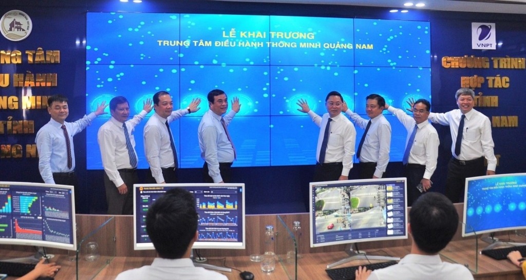 Trung tâm điều hành đô thị thông minh Quảng Nam hướng tới chính quyền số hiện đại