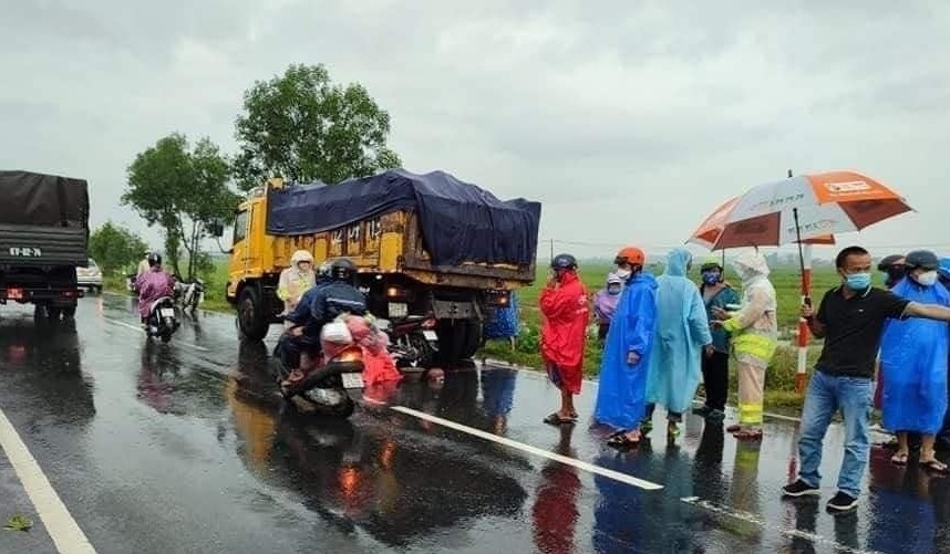 Hiện trường vụ tai nạn (Ảnh: CTV)